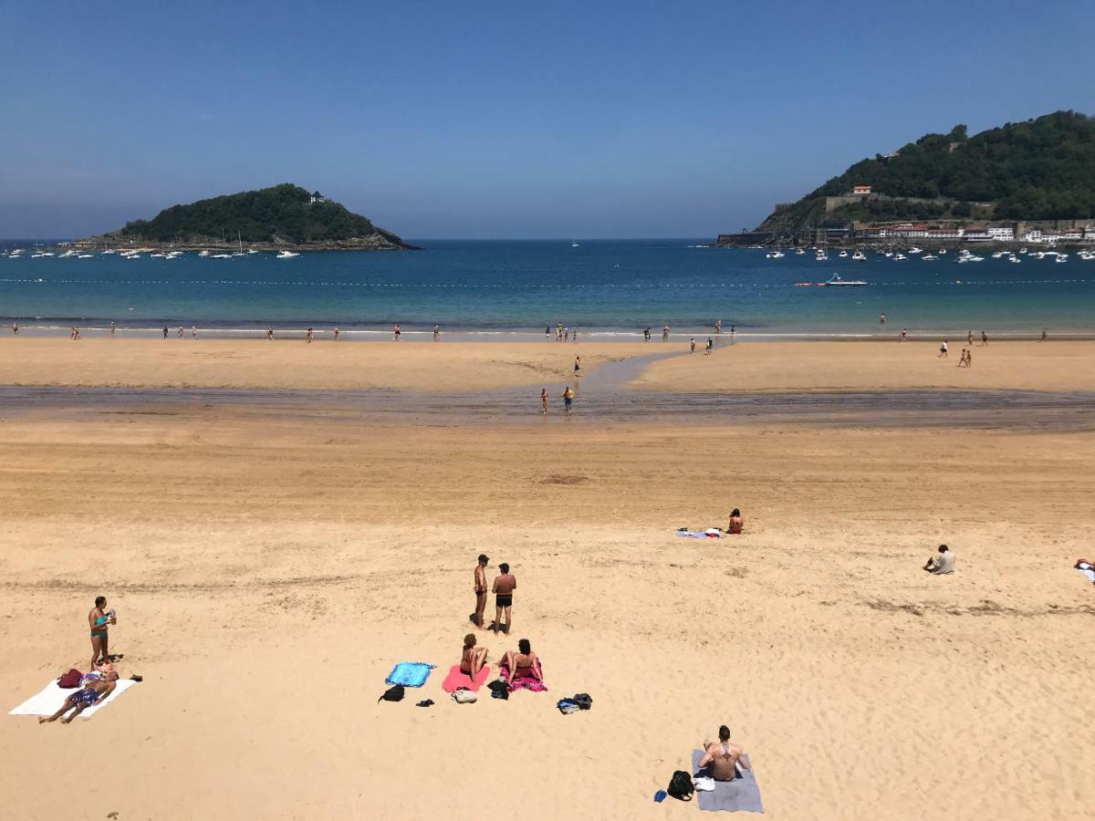 La Madame On La Concha Beach, Seaview Apartment San Sebastian Ngoại thất bức ảnh
